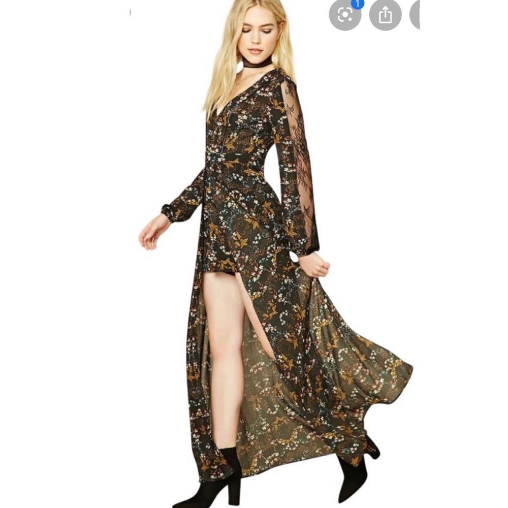 Forever 21 maxi romper
